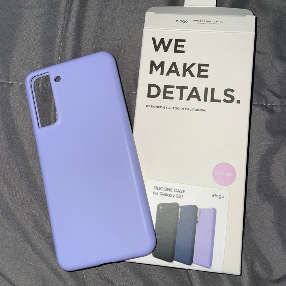 Lavender Silicone Case for Galaxy S21